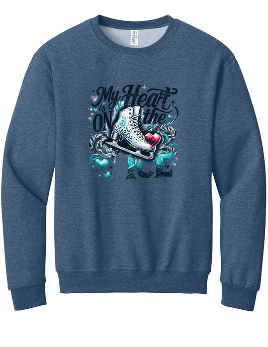 My Heart is on That Ice Crewneck Sweatshirt