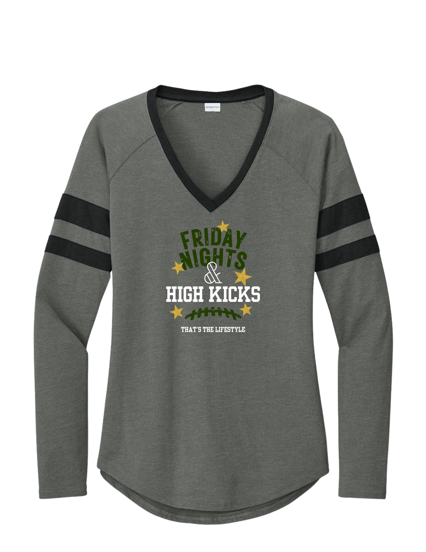 “Friday Nights and High Kicks” Women’s Long Sleeve