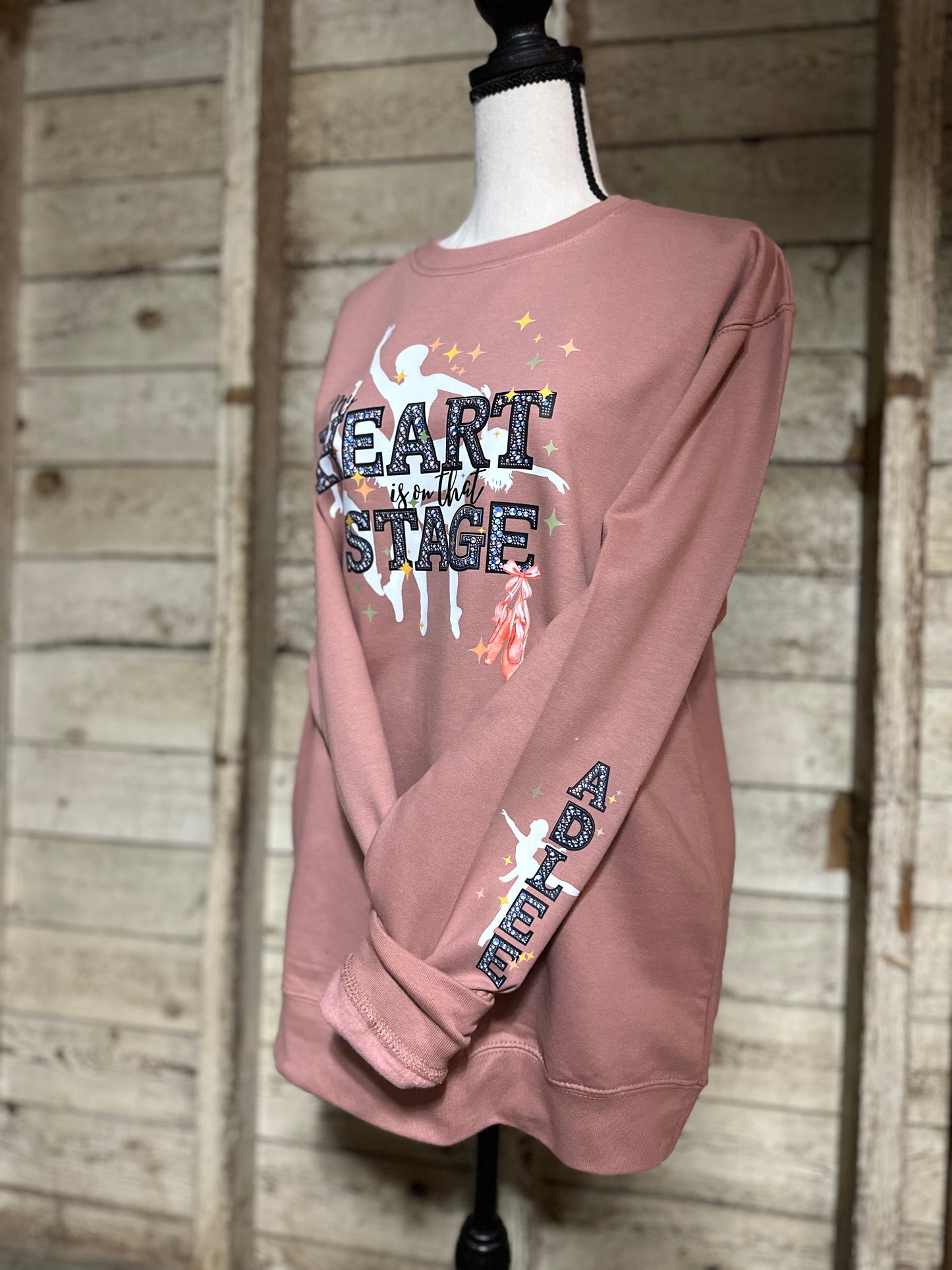 My Heart is on that Stage (Dance Mama Crewneck)