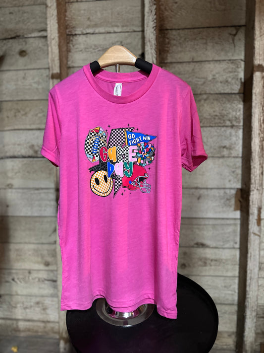 Game Day Pink Tee