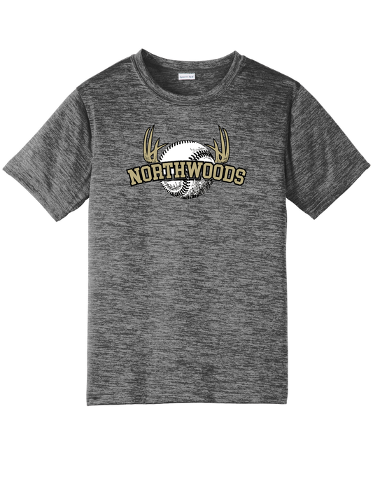 Sport-Tek Youth Posicharge Electric Heather Tee