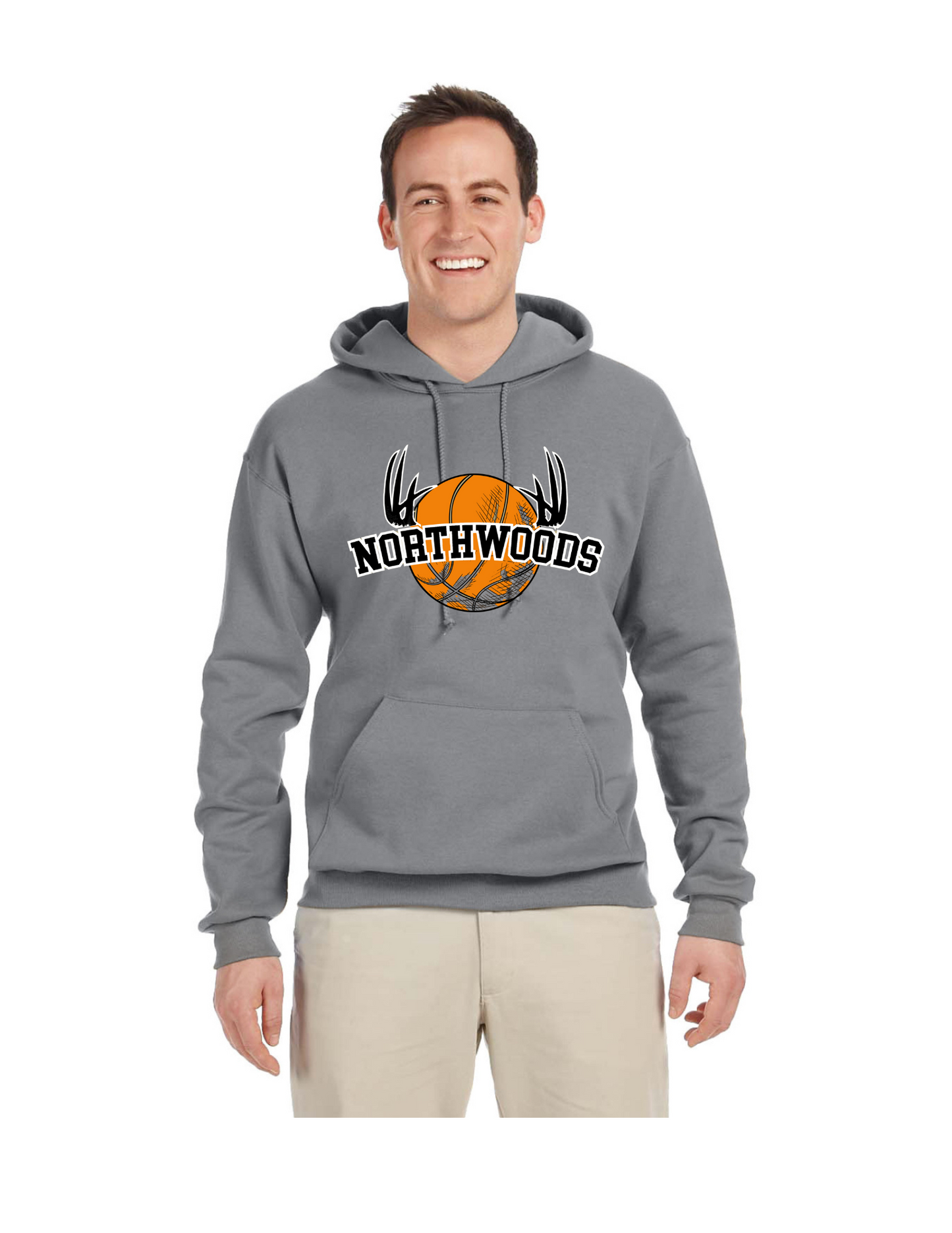 Northwoods Basketball Adult Sweatshirt