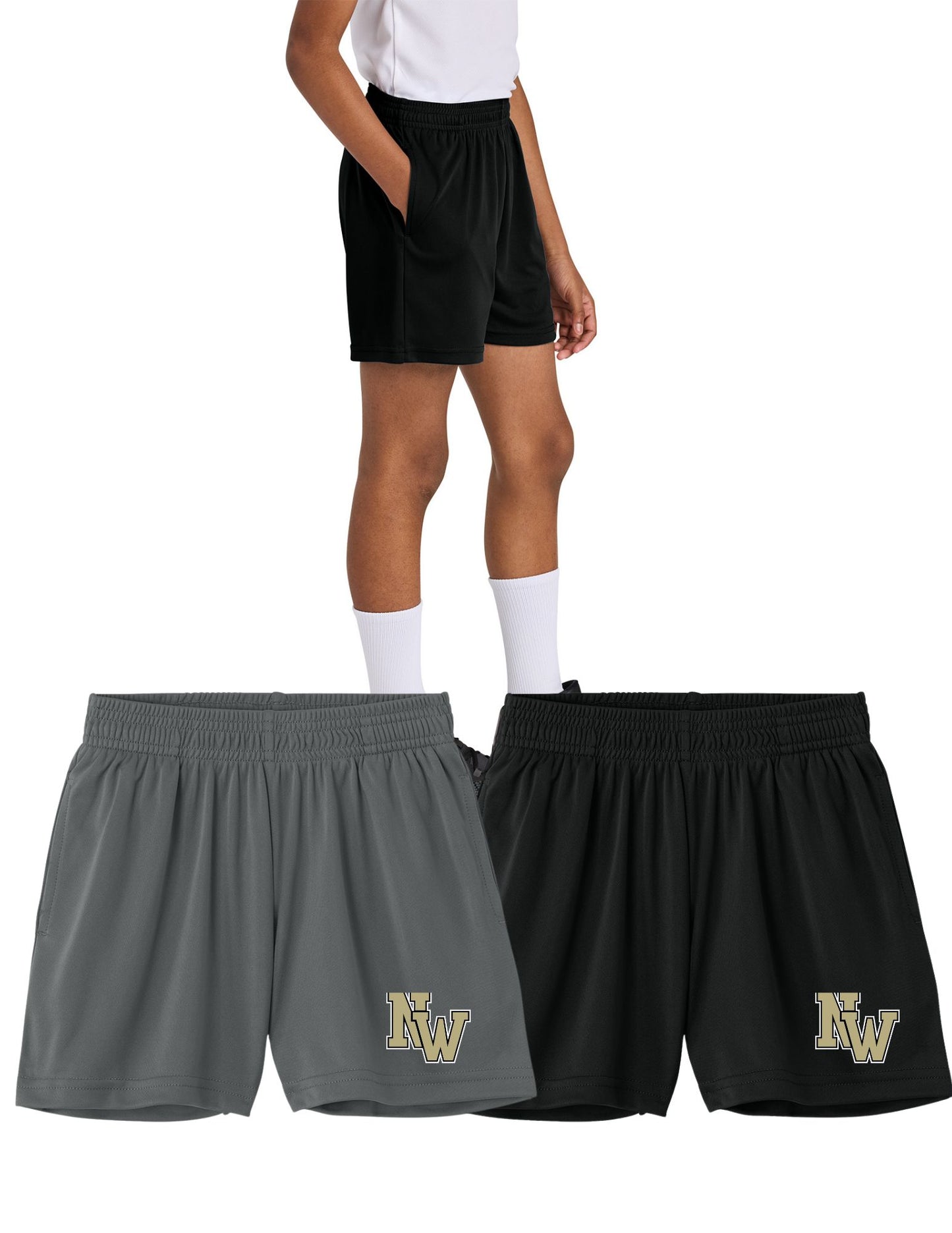 Sport-Tek Youth Posicharge Competitor 5” Pocketed Short